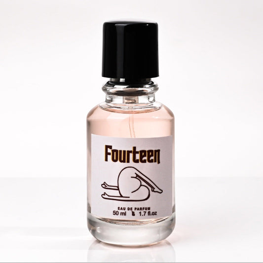 fourteen perfume bottle