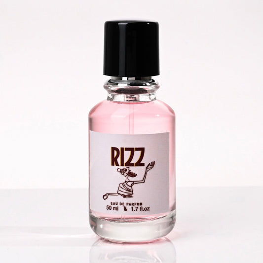 rizz perfume bottle